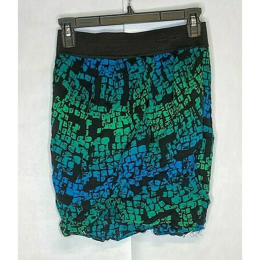 Massimo Ditto Skirt Lightweight Multi Color Sz‎ XS Short